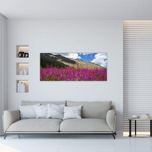 Slika pejzaža planinske livade (120x50 cm)