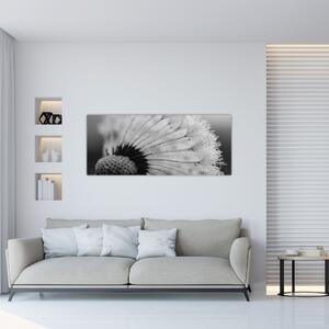 Slika maslačka - crno-bijela (120x50 cm)