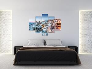 Slika - Sumrak na Santoriniju (150x105 cm)
