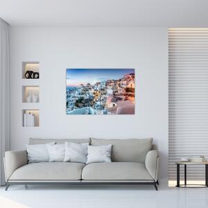 Slika - Sumrak na Santoriniju (90x60 cm)