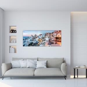 Slika - Sumrak na Santoriniju (120x50 cm)