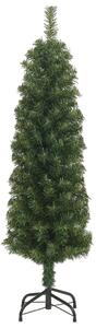 VidaXL Tanko umjetno božićno drvce sa stalkom zeleno 120 cm PVC
