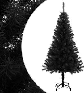 VidaXL Umjetno božićno drvce sa stalkom crno 150 cm PVC