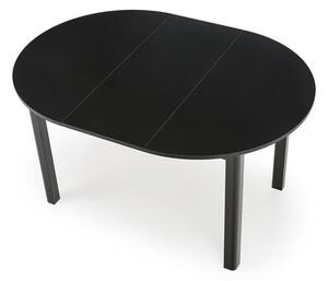 Blagovaonski stol na razvlačenje 102-142 cm Ralllon (crna) (za 4 do 6 osoba)