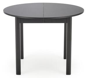 Blagovaonski stol na razvlačenje 102-142 cm Ralllon (crna) (za 4 do 6 osoba)