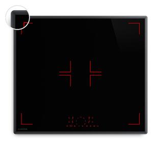 Klarstein Indukcijska ploča za kuhanje RedFlame | Moderna, elegantna i snažna | 4 zone za kuhanje | 7000 W | 60 cm