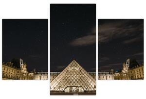 Slika - Louvre noću (90x60 cm)