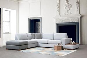 Atelier Del Sofa Kutna garnitura LOOP 3, siva - svjetlo siva, Loop 3