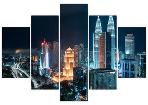 Slika - Noć u Kuala Lumpuru (150x105 cm)