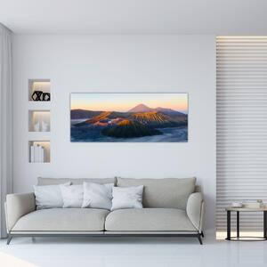 Slika planine Bromo u Indoneziji (120x50 cm)
