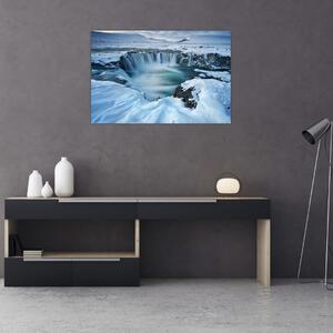 Slika - Vodopad bogova, Island (90x60 cm)