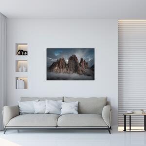 Slika - Tri zuba, talijanski Dolomiti (90x60 cm)