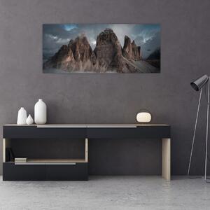 Slika - Tri zuba, talijanski Dolomiti (120x50 cm)
