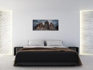Slika - Tri zuba, talijanski Dolomiti (120x50 cm)