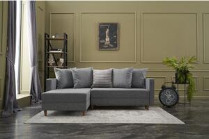 Atelier Del Sofa Kutna garnitura na razvlačenje AYDAM lijeva, svjetlo siva, Aydam Left - Light Grey