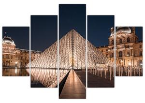 Slika - Louvre noću (150x105 cm)