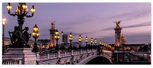 Slika - Most Aleksandra III. u Parizu (120x50 cm)