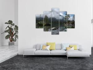 Slika drveća u jezeru (150x105 cm)