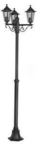 VANJSKA STAJAĆA LAMPA 3xE27 CRNA LATERNA 4 22145