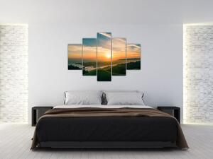 Slika izlaska sunca nad morem (150x105 cm)