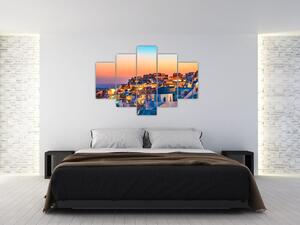 Slika - Santorini u sumrak (150x105 cm)