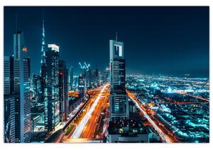Slika - Dubai noću (90x60 cm)