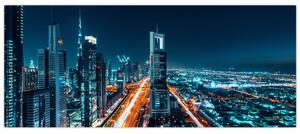 Slika - Dubai noću (120x50 cm)
