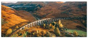 Slika mosta u škotskoj dolini (120x50 cm)
