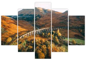 Slika mosta u škotskoj dolini (150x105 cm)