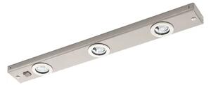 KUHINJSKA PODELEMENTNA LAMPA LED 3X2,3W, 780lm, ČELIK/NIKL MAT KOB 1 93707