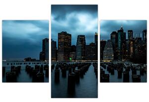 Slika - Pogled na nebodere u New Yorku (90x60 cm)