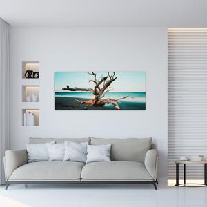 Slika - Naplavine na plaži (120x50 cm)