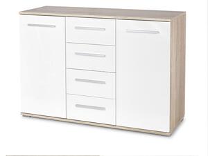 Zondo.hr Komoda Vida KM-4 (bijela + hrast sonoma). 770762