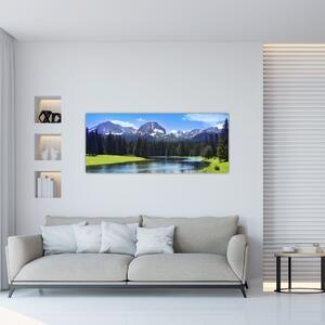 Slika - Snježni planinski vrhovi (120x50 cm)