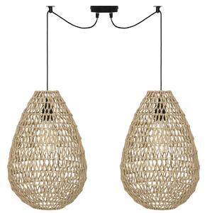 Set od 2 viseće papirnate lampe