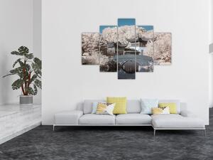 Slika - Cvjetajuća stabla u Aziji (150x105 cm)