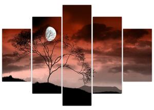 Slika - Mjesec koji osvjetljava noć (150x105 cm)