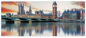 Slika - Londonski Houses of Parliament (120x50 cm)