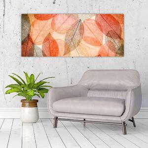 Slika naslikanog jesenskog lišća (120x50 cm)