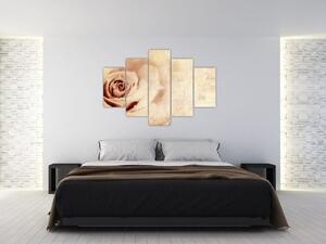 Slika - Cvijet ruže za zaljubljene (150x105 cm)
