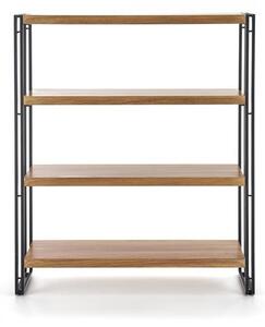 Zondo.hr Regal Booker (prirodno drvo + crna). 1048613