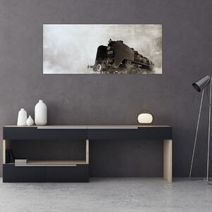 Slikanje - Vlak u magli (120x50 cm)