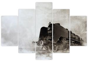 Slikanje - Vlak u magli (150x105 cm)