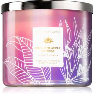 Bath & Body Works Pink Pineapple Sunrise mirisna svijeća 411 g