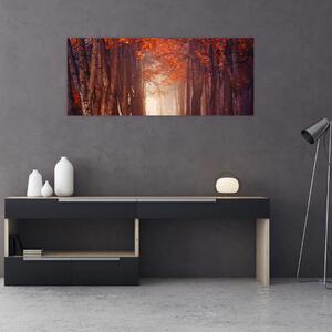Slika - Jesenska šuma (120x50 cm)