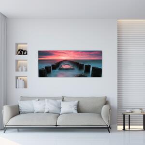Slika - Stijene u moru (120x50 cm)