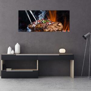 Slika odreska s roštilja (120x50 cm)