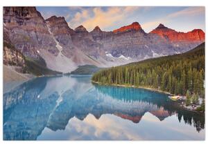 Slika - Planinski kanadski krajolik (90x60 cm)
