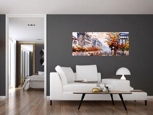 Slika - Gradski život (120x50 cm)