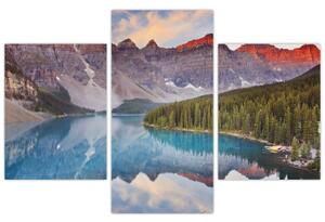 Slika - Planinski kanadski krajolik (90x60 cm)